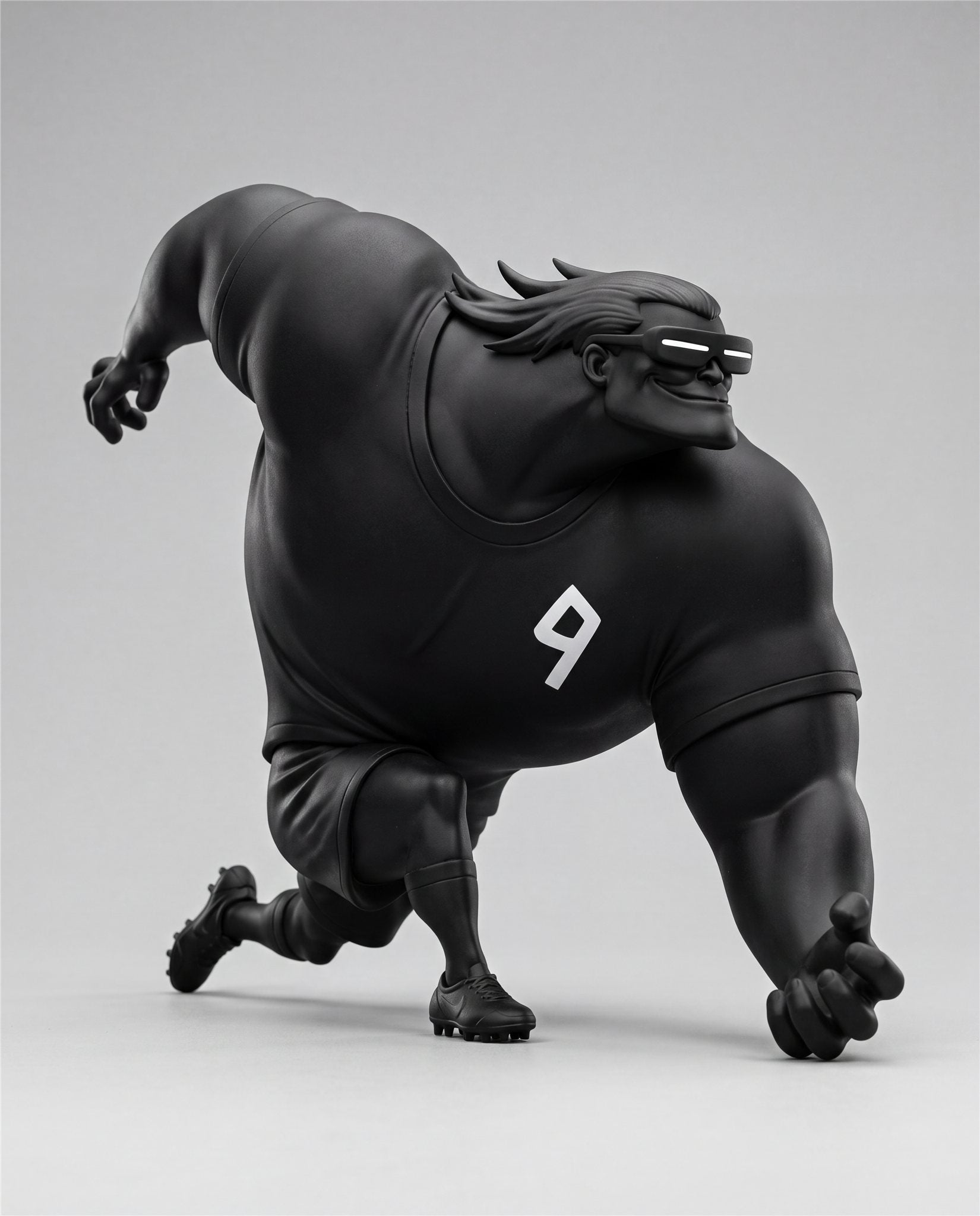 THE NINE — Edition Schwarz, handgefertigte Resin-Skulptur, 20 cm | AKCNSTUDIOS