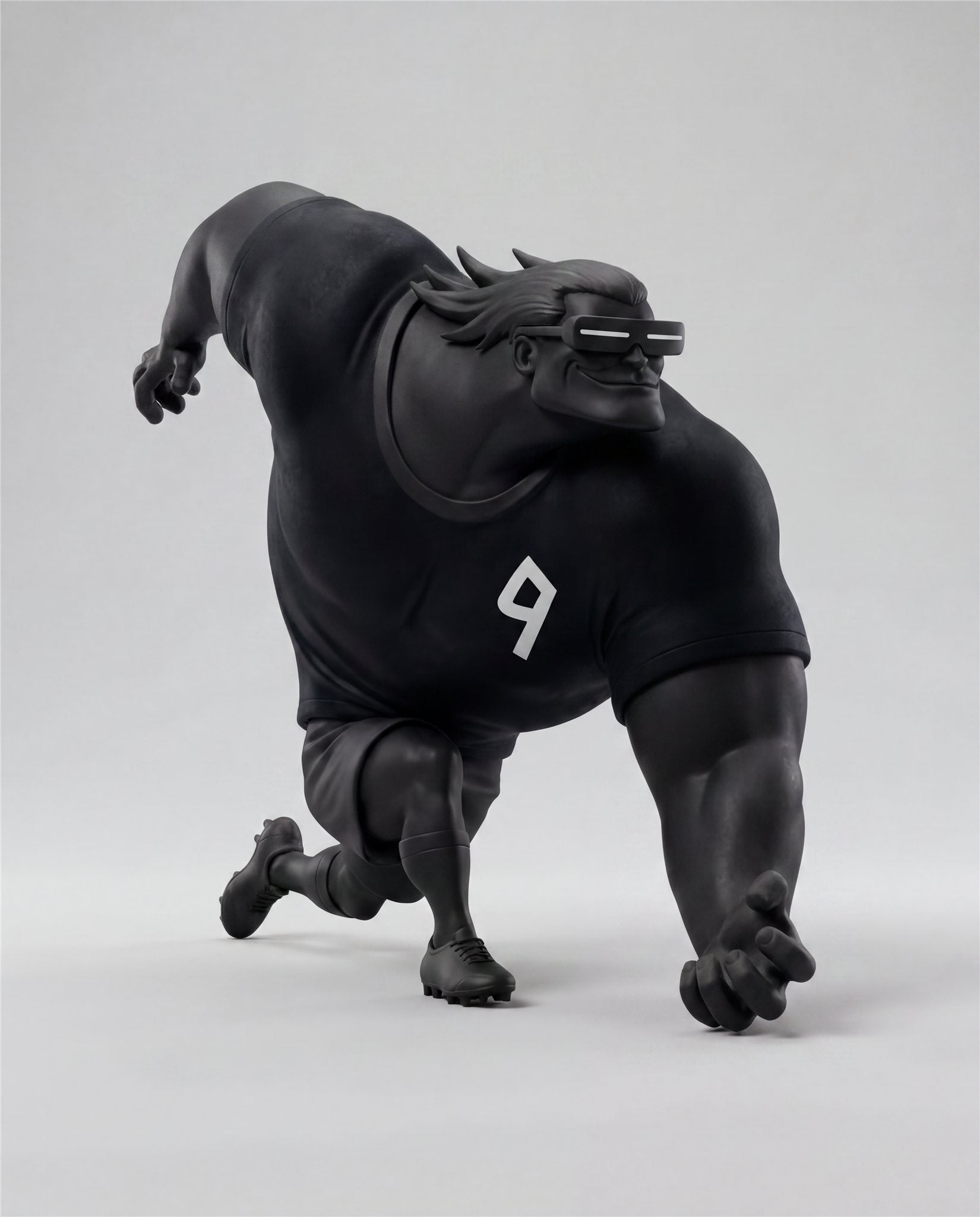 THE NINE — Edition Schwarz, handgefertigte Resin-Skulptur, 20 cm | AKCNSTUDIOS